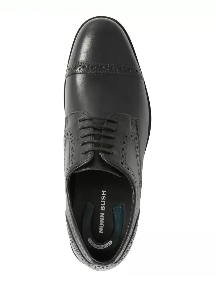 Мужские оксфорды Norcross Brogue Nunn Bush — изображение 3 из 7, черный