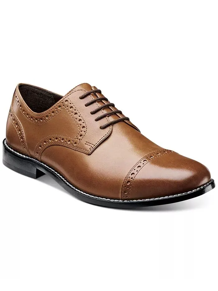 Мужские оксфорды Norcross Brogue Nunn Bush — изображение 1 из 7, коричневый