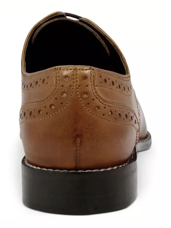 Мужские оксфорды Norcross Brogue Nunn Bush — изображение 4 из 7, коричневый