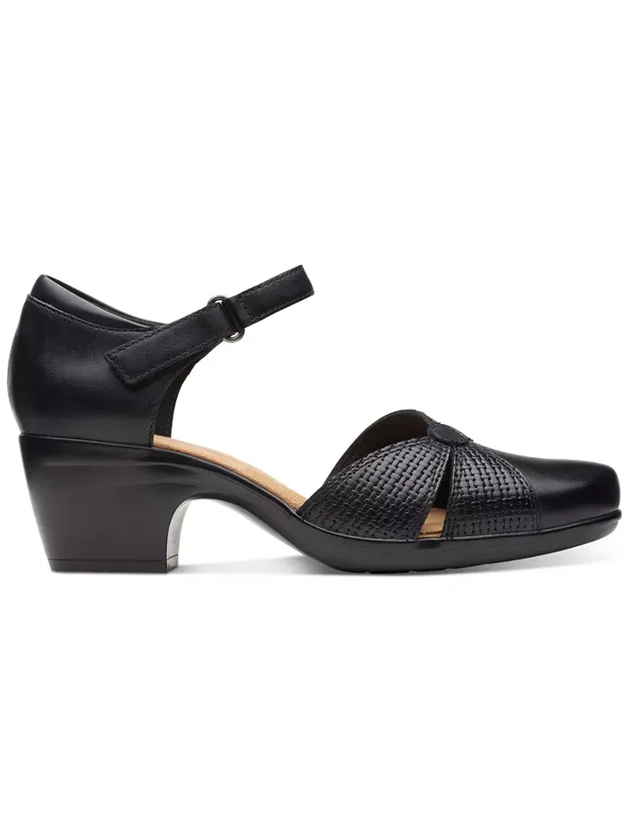 Сандалии женские Clarks Emily Rae, кожаные — изображение 2 из 14, черный