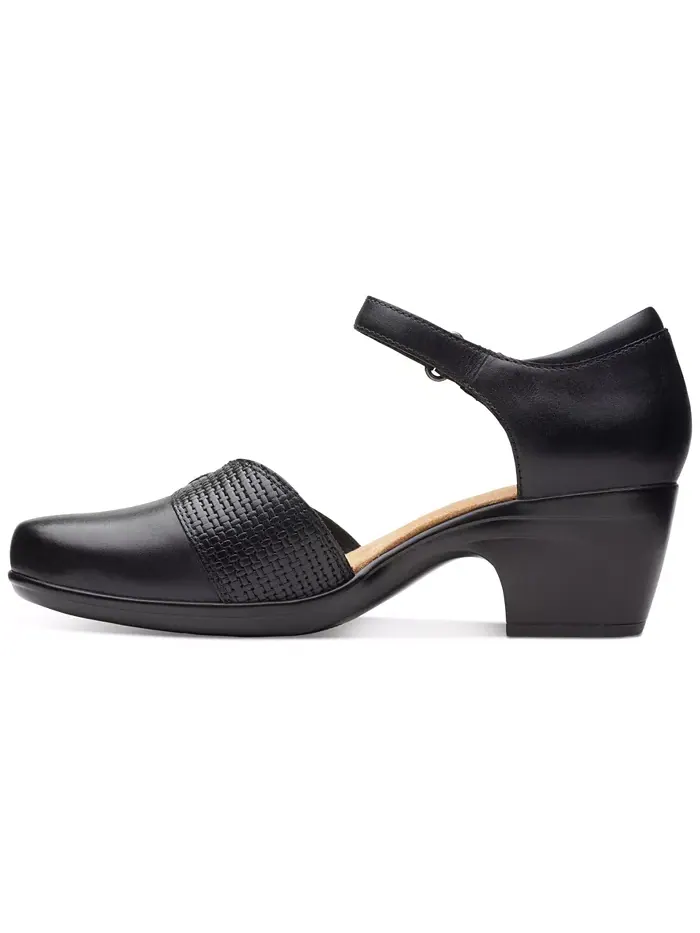 Сандалии женские Clarks Emily Rae, кожаные — изображение 13 из 14, черный