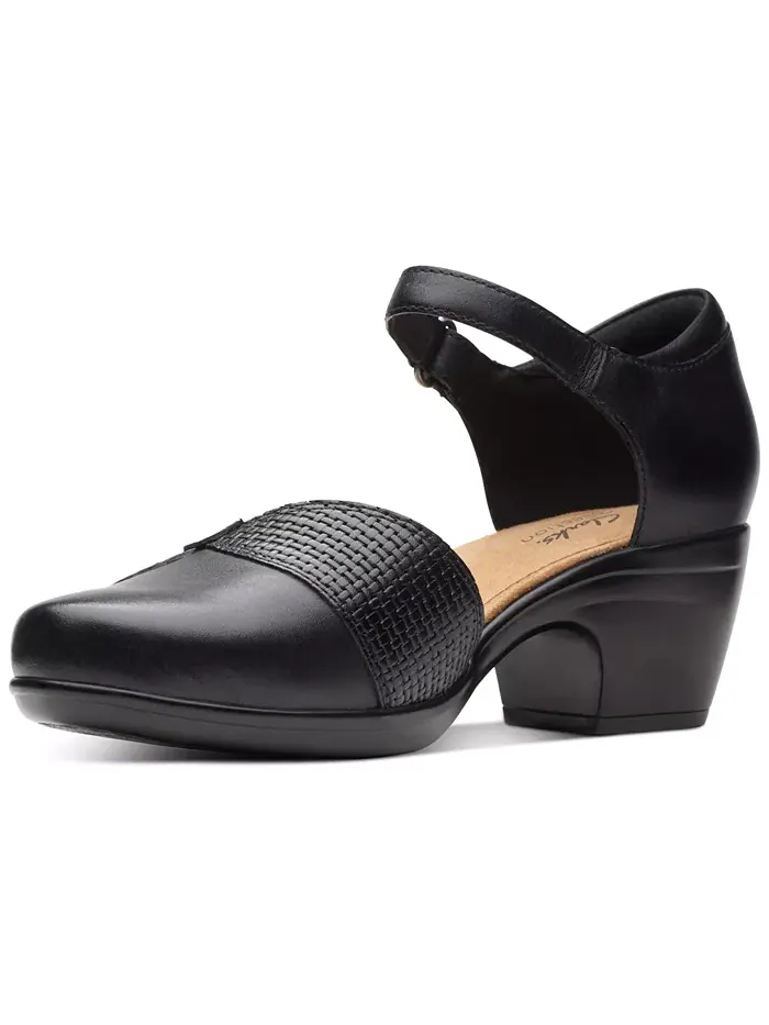 Сандалии женские Clarks Emily Rae, кожаные — изображение 14 из 14, черный