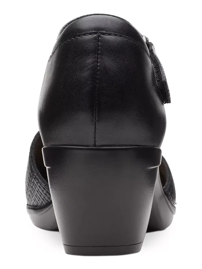 Сандалии женские Clarks Emily Rae, кожаные — изображение 9 из 14, черный