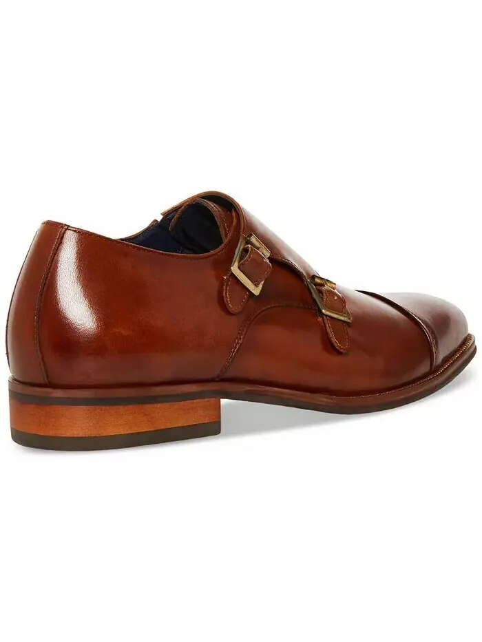 Мужские туфли Tilly Double Monk Strap Steve Madden — изображение 2 из 7, бежевый