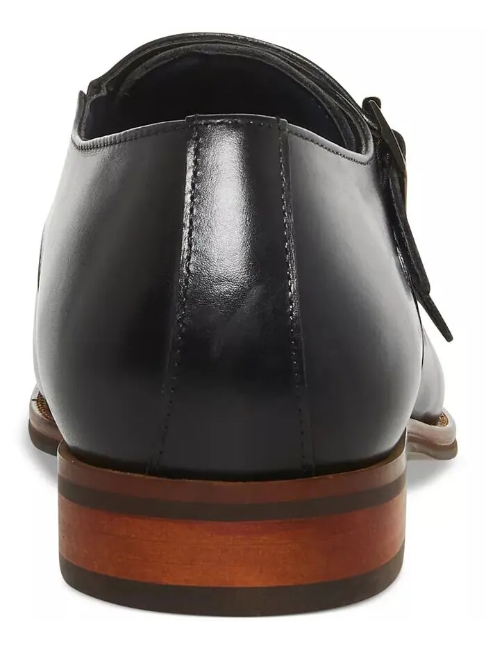 Мужские туфли Tilly Double Monk Strap Steve Madden — изображение 3 из 8, черный
