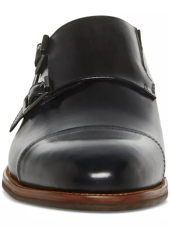 Мужские туфли Tilly Double Monk Strap Steve Madden — изображение 5 из 8, черный