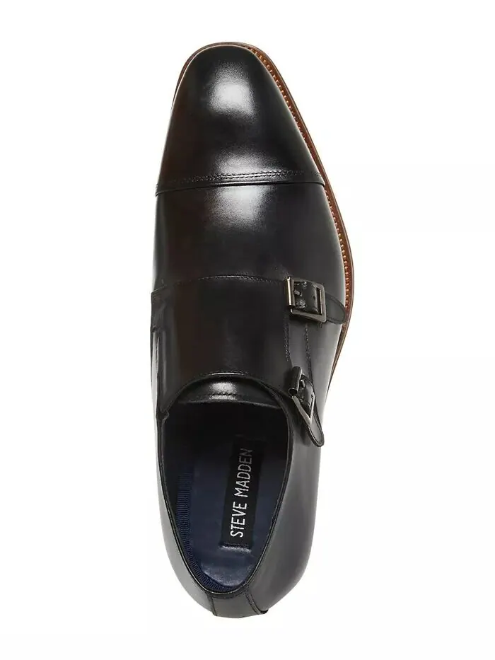 Мужские туфли Tilly Double Monk Strap Steve Madden — изображение 8 из 8, черный