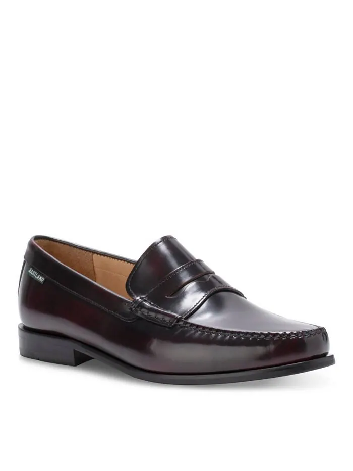 Мужские кожаные пенни-лоферы Bristol Eastland Shoe — изображение 1 из 4, бордовый