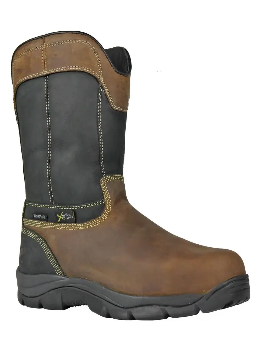 Мужские рабочие ботинки Slag Composite Toe Met Guard с композитным носком Hoss Boot Company — изображение 1 из 6