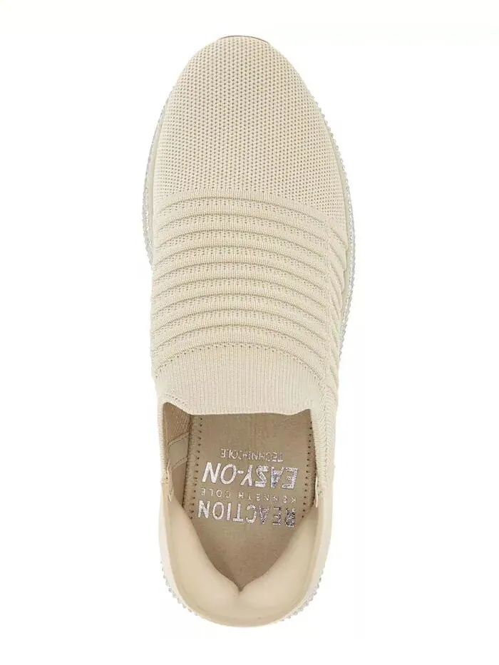 Женские кроссовки Cameron EZ On Knit Almond Toe Kenneth Cole Reaction — изображение 4 из 13, экру