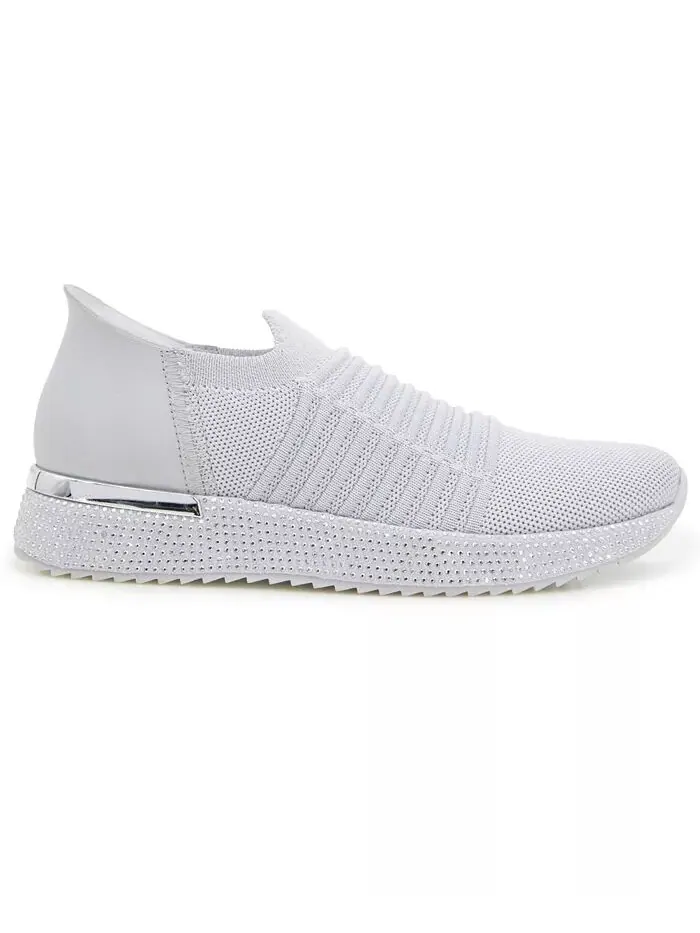 Женские кроссовки Cameron EZ On Knit Almond Toe Kenneth Cole Reaction — изображение 2 из 8, серый