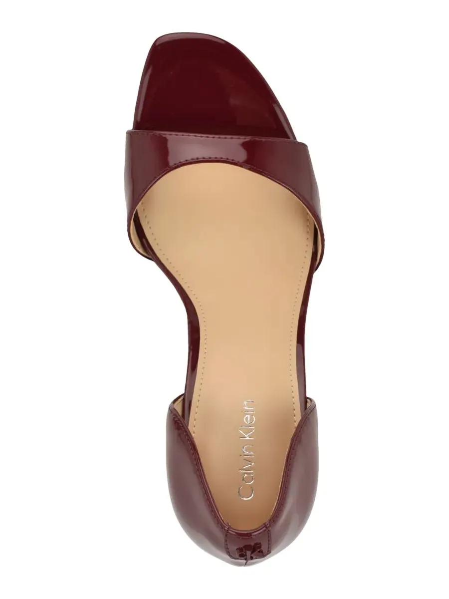 Женские сандалии на шпильке Aileen D'Orsay Calvin Klein, Dark Cherry Patent — изображение 4 из 5