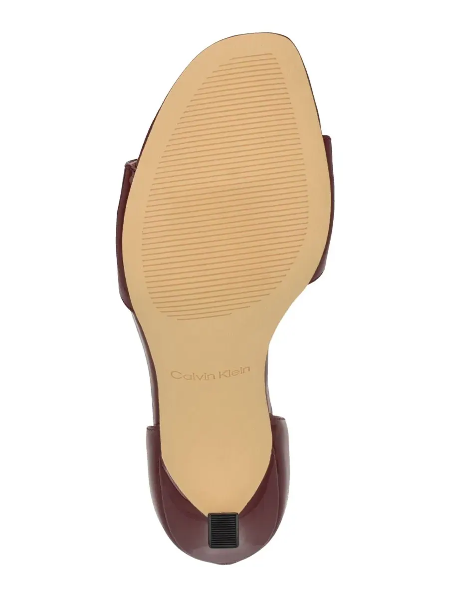 Женские сандалии на шпильке Aileen D'Orsay Calvin Klein, Dark Cherry Patent — изображение 5 из 5