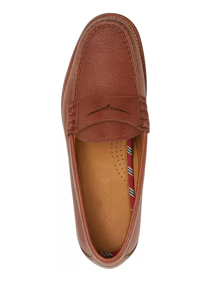 Мужские мокасины Bleecker Brooks Brothers — изображение 4 из 5, коричневый