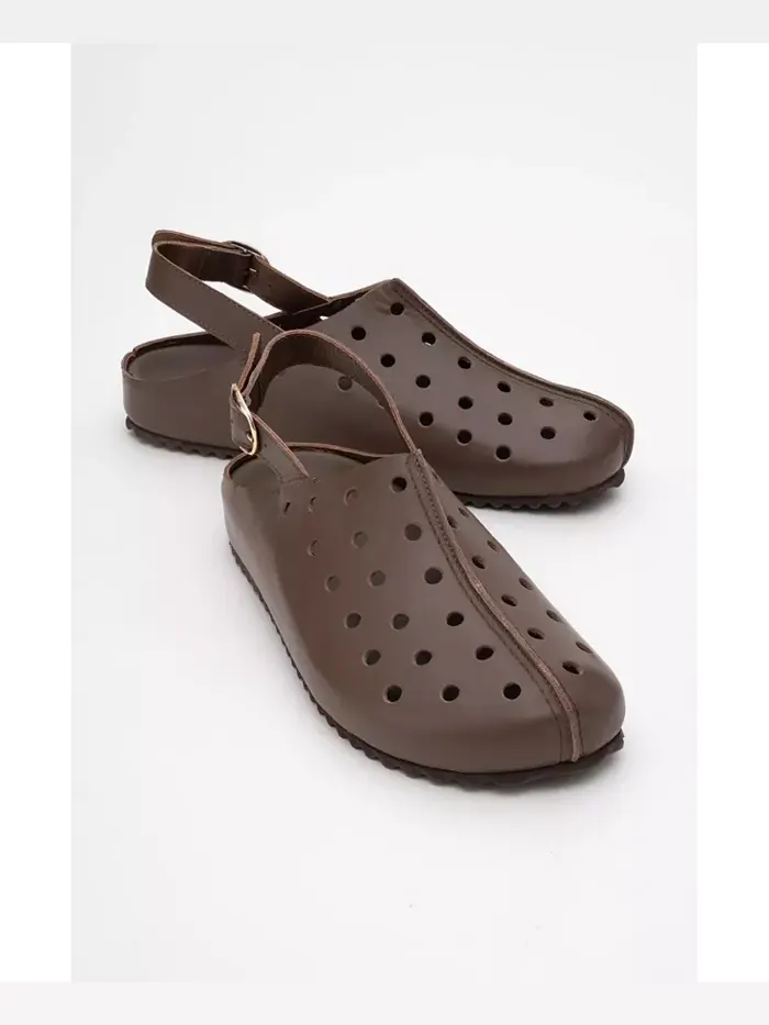Женские кожаные сабо Justa Forever & Always Shoes — изображение 1 из 3, коричневый
