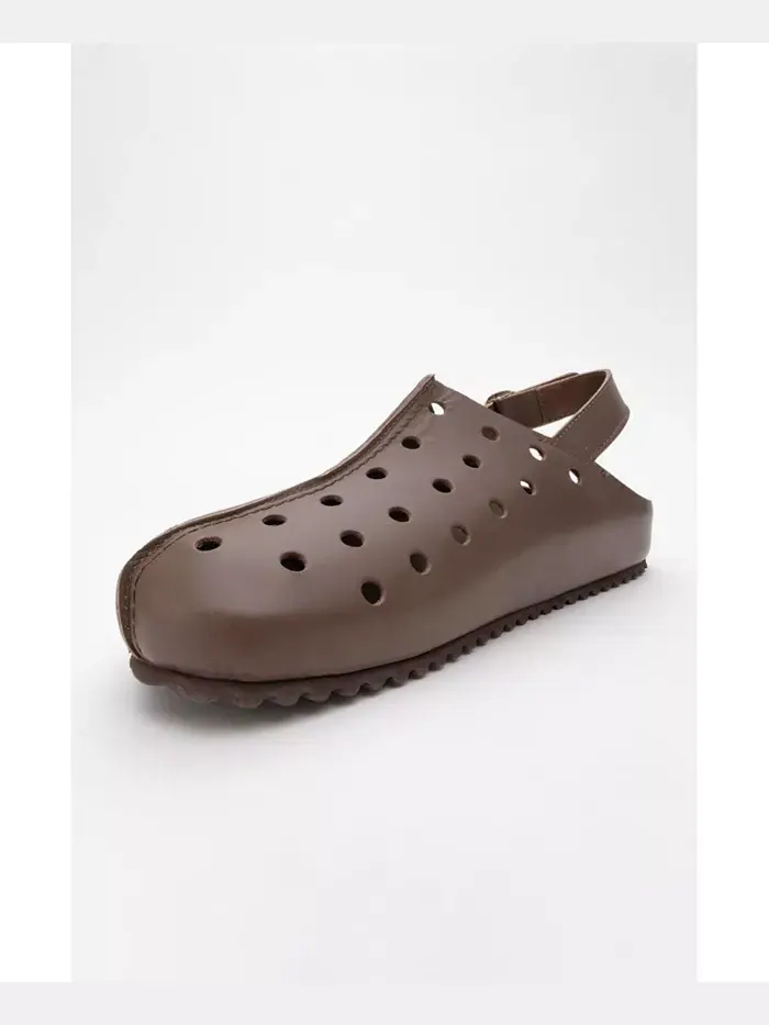 Женские кожаные сабо Justa Forever & Always Shoes — изображение 3 из 3, коричневый
