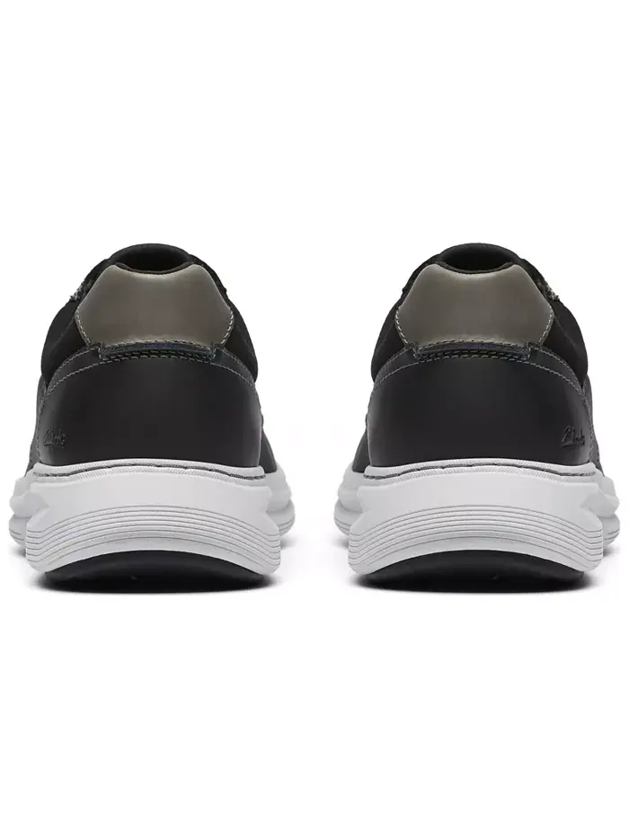 Мужские повседневные кеды Craftwell Moc Dress на шнуровке Clarks — изображение 6 из 7, черный