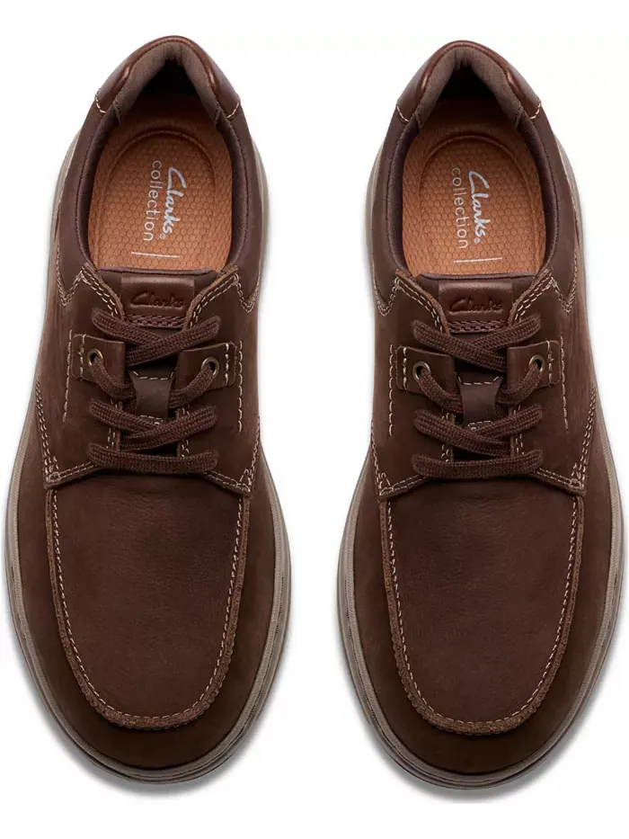 Кеды мужские Clarks Craftwell Moc Dress, повседневные, на шнуровке — изображение 5 из 7, коричневый