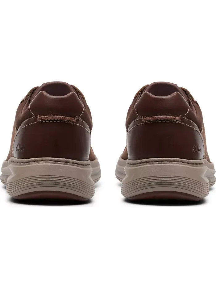 Кеды мужские Clarks Craftwell Moc Dress, повседневные, на шнуровке — изображение 6 из 7, коричневый