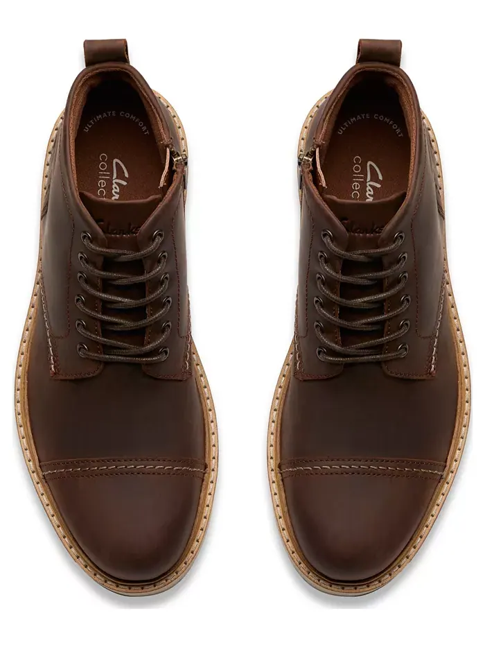 Ботинки мужские Clarks Weltridge Zip — изображение 5 из 6, бежевый/бежевый