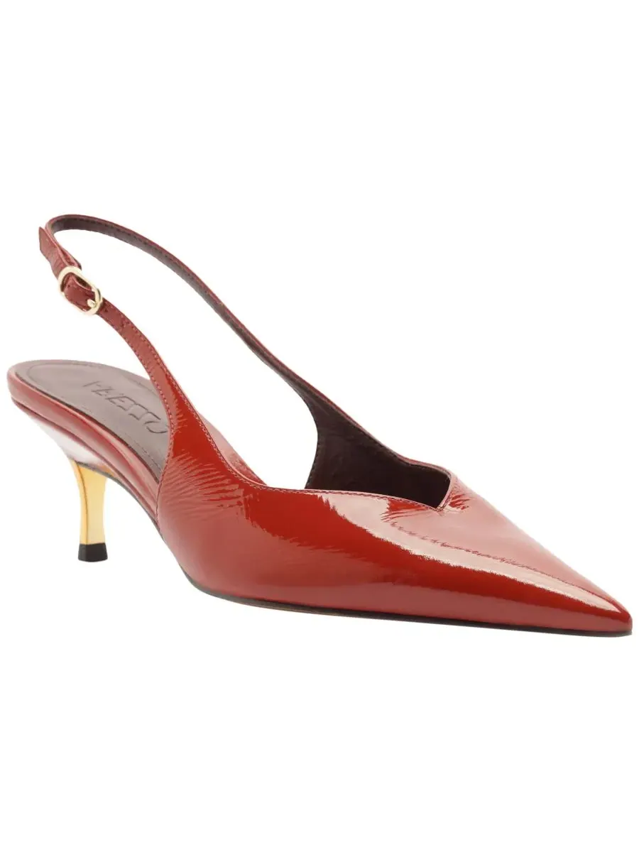 Туфли-лодочки Rosie Mid Stiletto Slingback Pumps Arezzo — изображение 1 из 5, красный