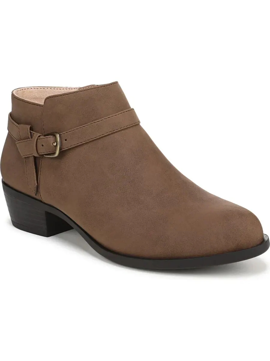 Женские ботильоны на низком каблуке с миндальным мысом, модель Ada LifeStride, Dark Taupe Faux