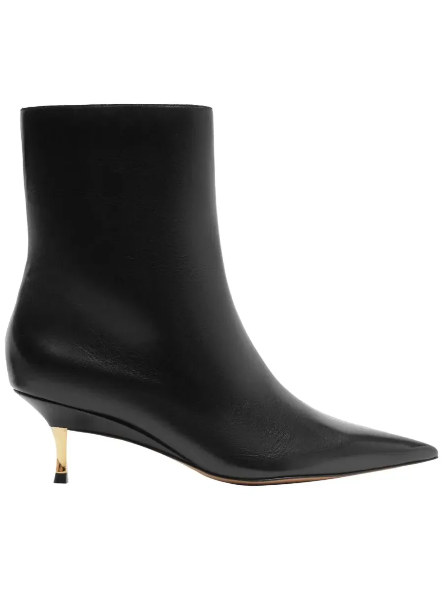 Ботильоны на низком каблуке-стилетто Dani Low Stiletto Arezzo — изображение 2 из 5, черный