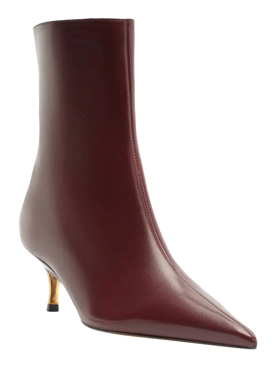 Ботильоны на низком каблуке Dani Low Stiletto Arezzo — изображение 1 из 5, красный