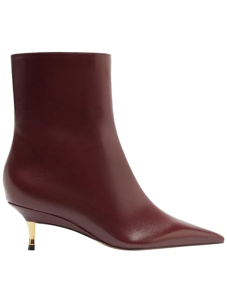 Ботильоны на низком каблуке Dani Low Stiletto Arezzo — изображение 2 из 5, красный