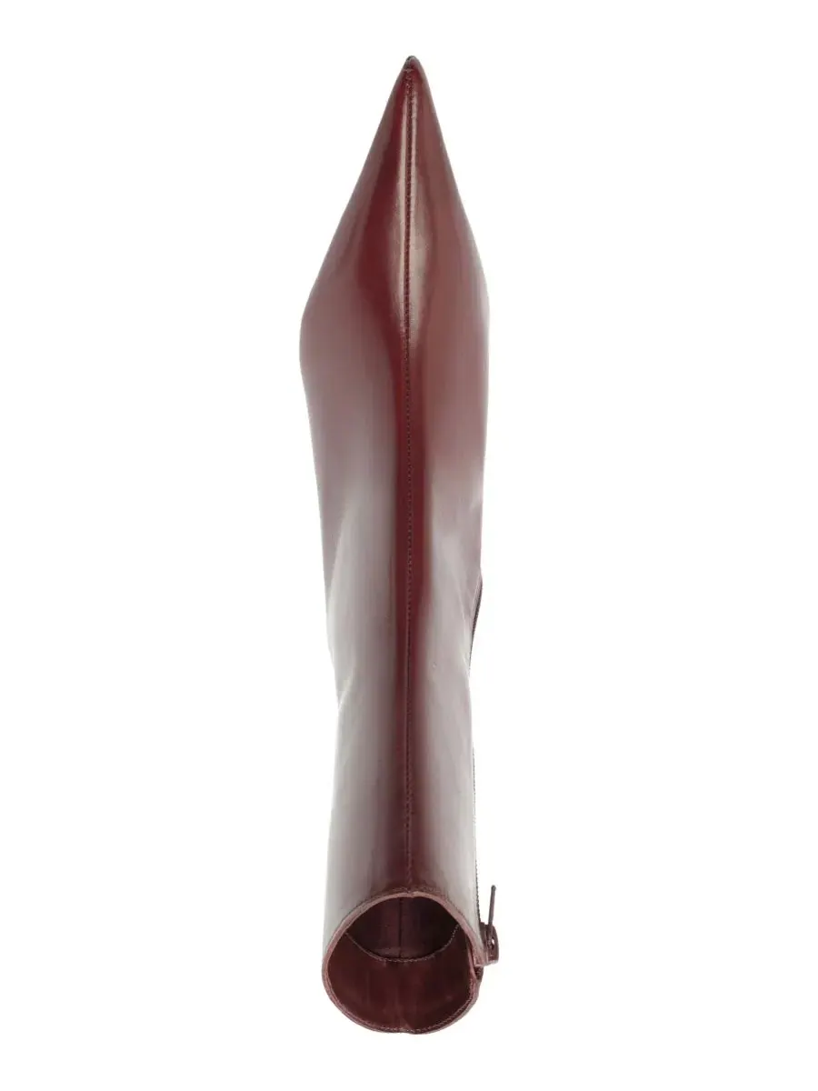 Ботильоны на низком каблуке Dani Low Stiletto Arezzo — изображение 4 из 5, красный