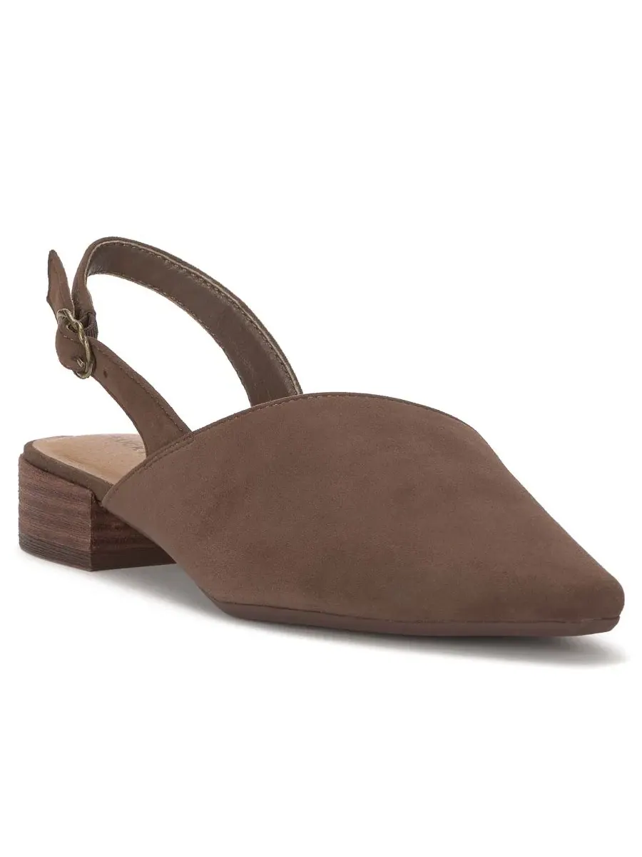 Туфли-слингбэки Bilham Asymmetrical Lucky Brand, Cappuccino Sude — изображение 1 из 5