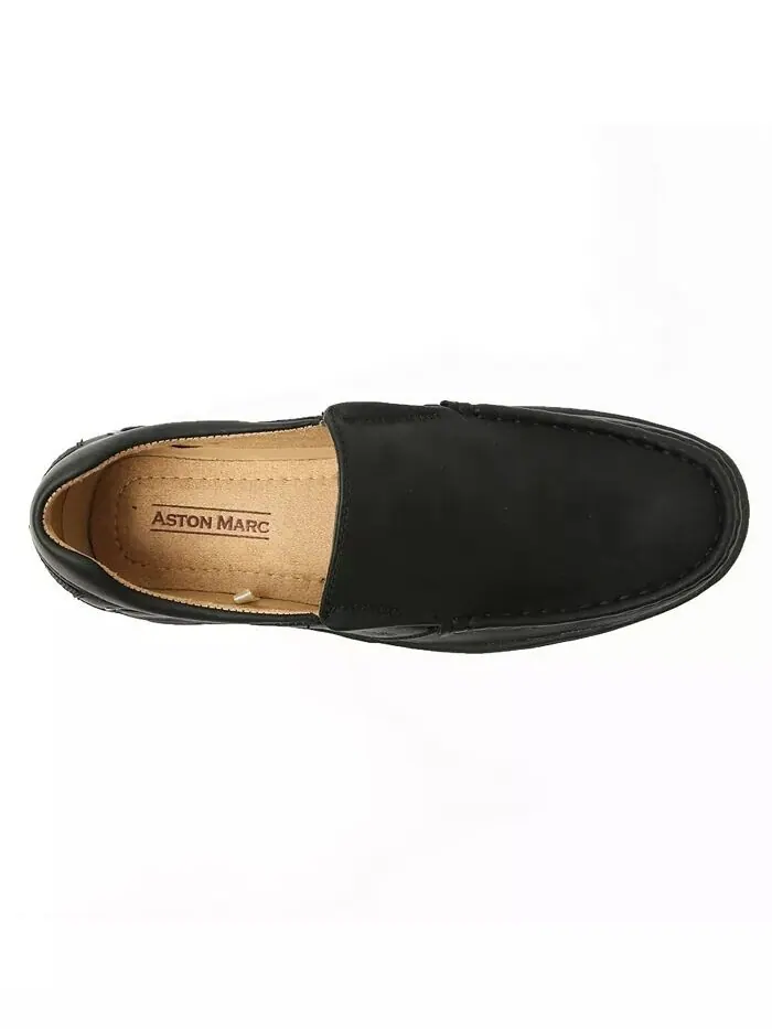 Мужские повседневные туфли Slip On Comfort Aston Marc — изображение 4 из 5, черный