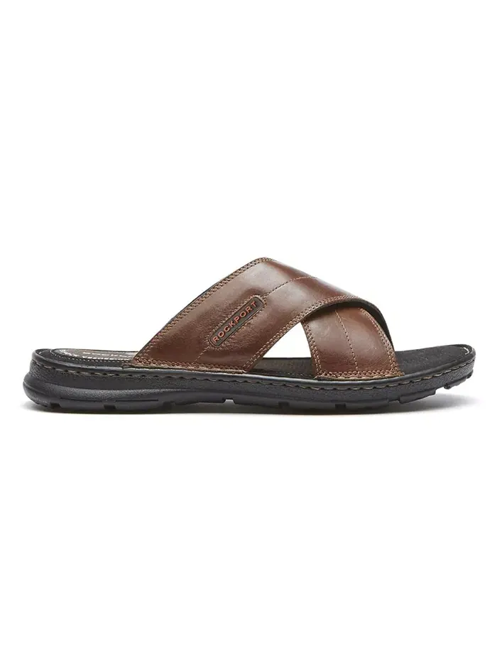 Мужские сандалии Darwyn Xband Rockport — изображение 2 из 5, коричневый