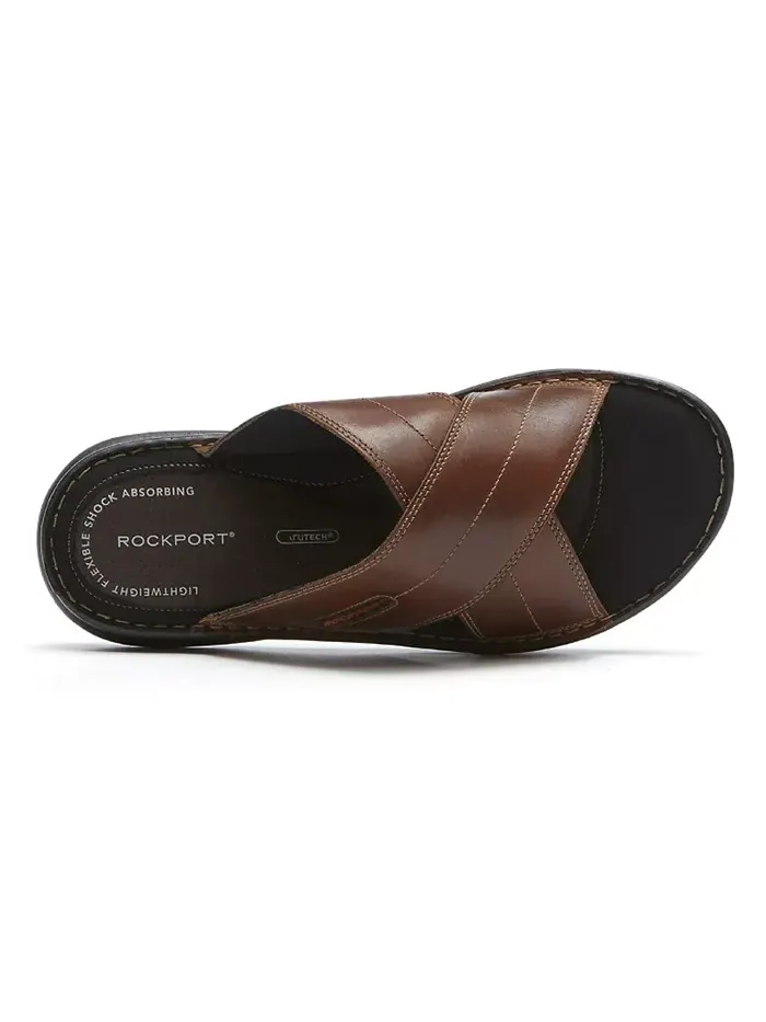Мужские сандалии Darwyn Xband Rockport — изображение 4 из 5, коричневый
