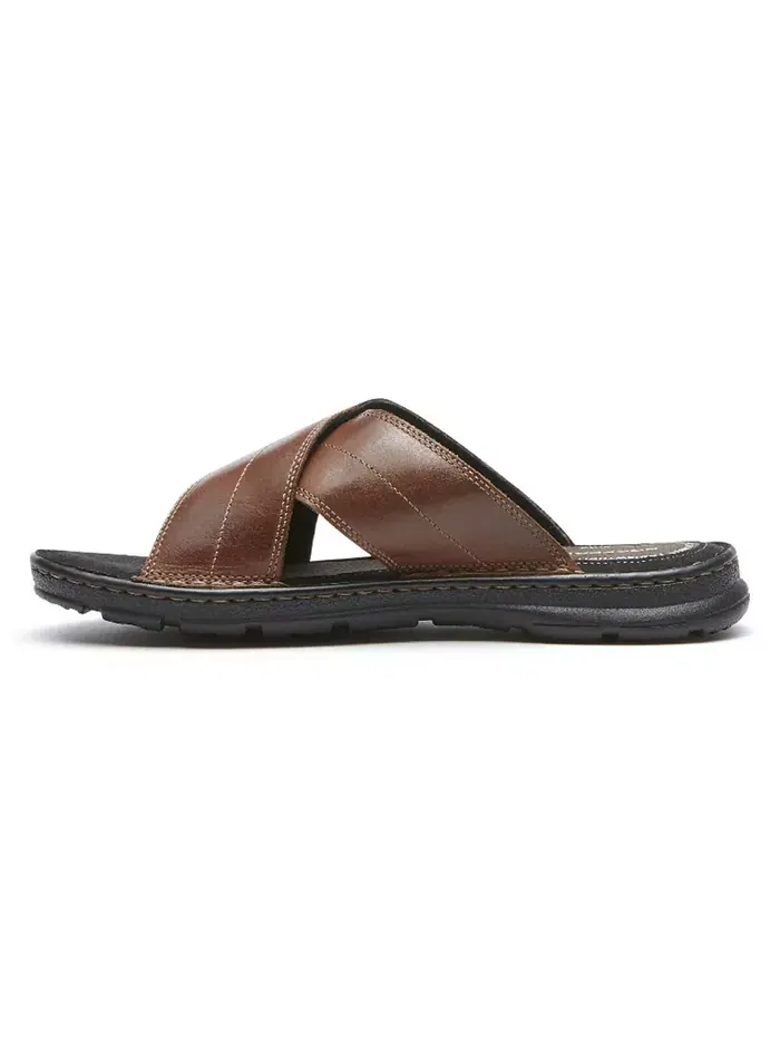 Мужские сандалии Darwyn Xband Rockport — изображение 5 из 5, коричневый