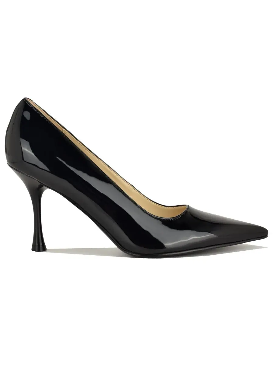 Женские туфли-лодочки Pursee с острым носком без шнурков Nine West — изображение 2 из 5, черный