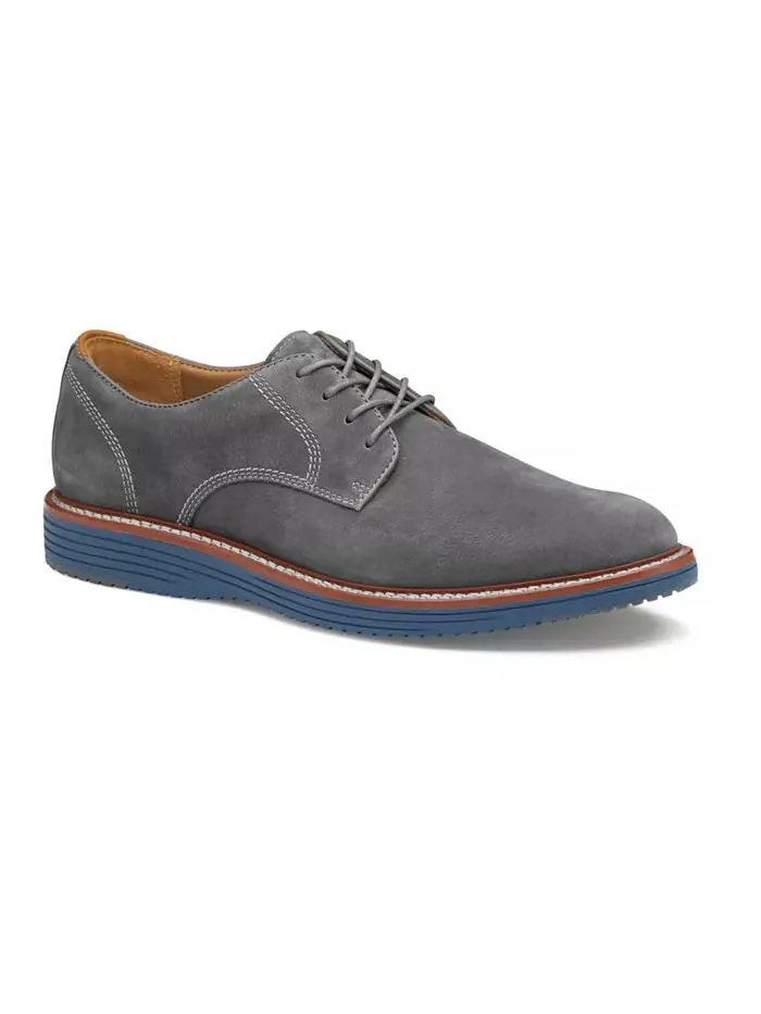 Мужские оксфорды Upton Plain Toe Johnston & Murphy — изображение 1 из 6, серый