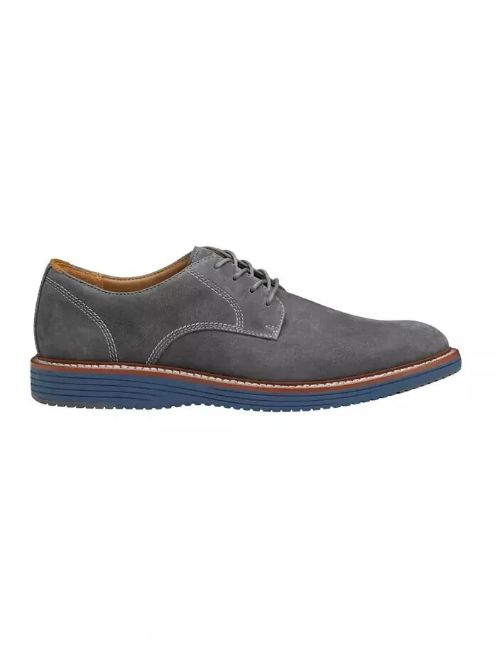 Мужские оксфорды Upton Plain Toe Johnston & Murphy — изображение 2 из 6, серый