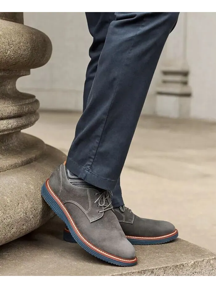 Мужские оксфорды Upton Plain Toe Johnston & Murphy — изображение 6 из 6, серый