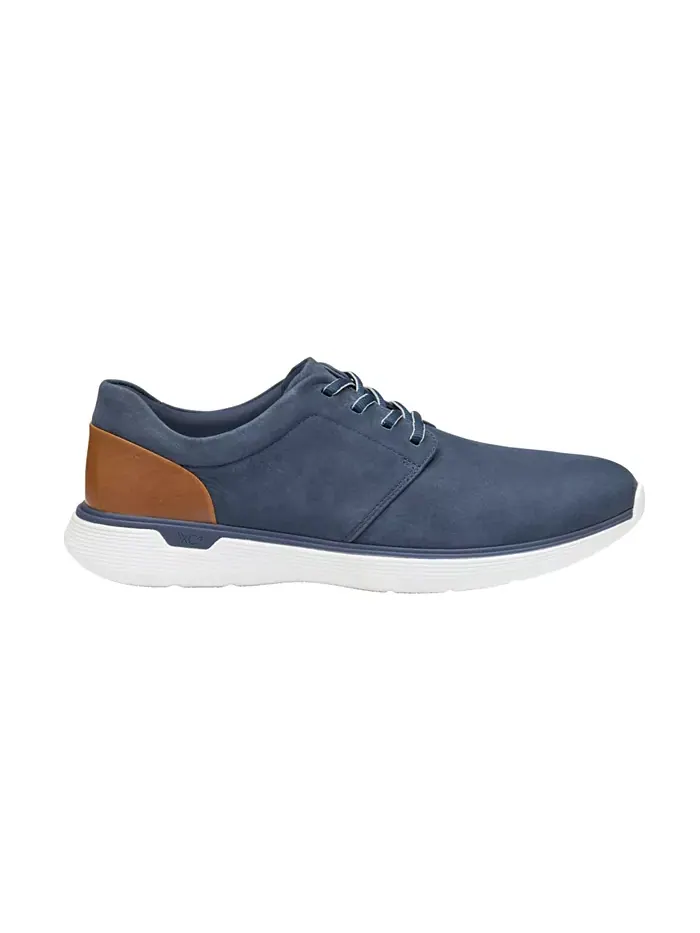 Мужские водонепроницаемые ботинки XC4 Prentiss 2 с круглым носком Johnston & Murphy — изображение 2 из 5, темно-синий
