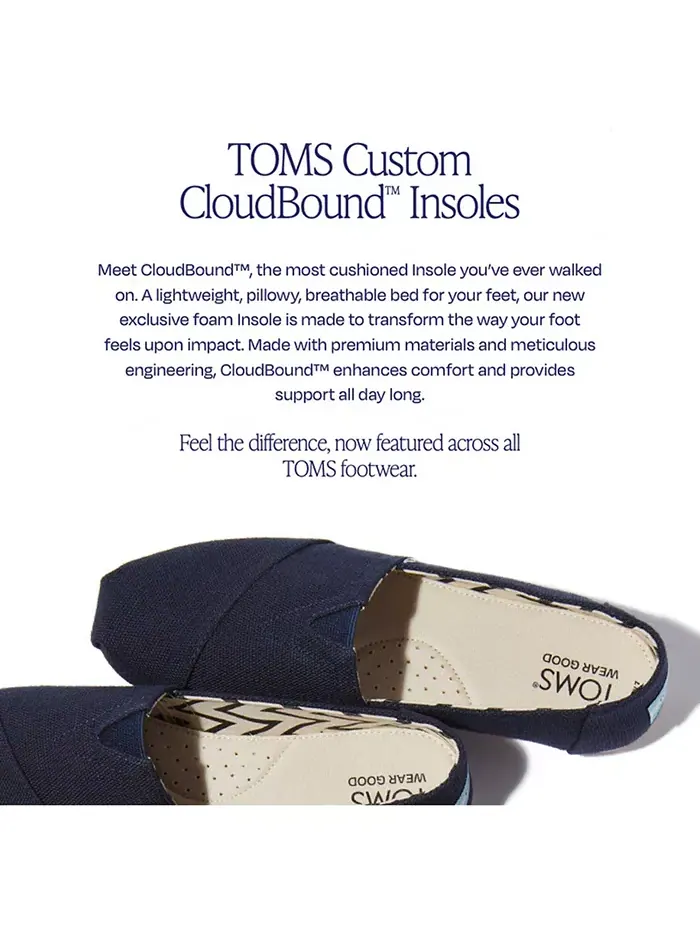 Женские эспадрильи Classic Heritage Canvas Slip-On TOMS — 6