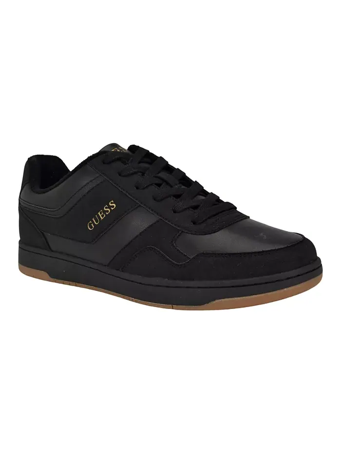Мужские модные кроссовки Teylar Low Top на шнуровке GUESS — изображение 1 из 5, черный мульти
