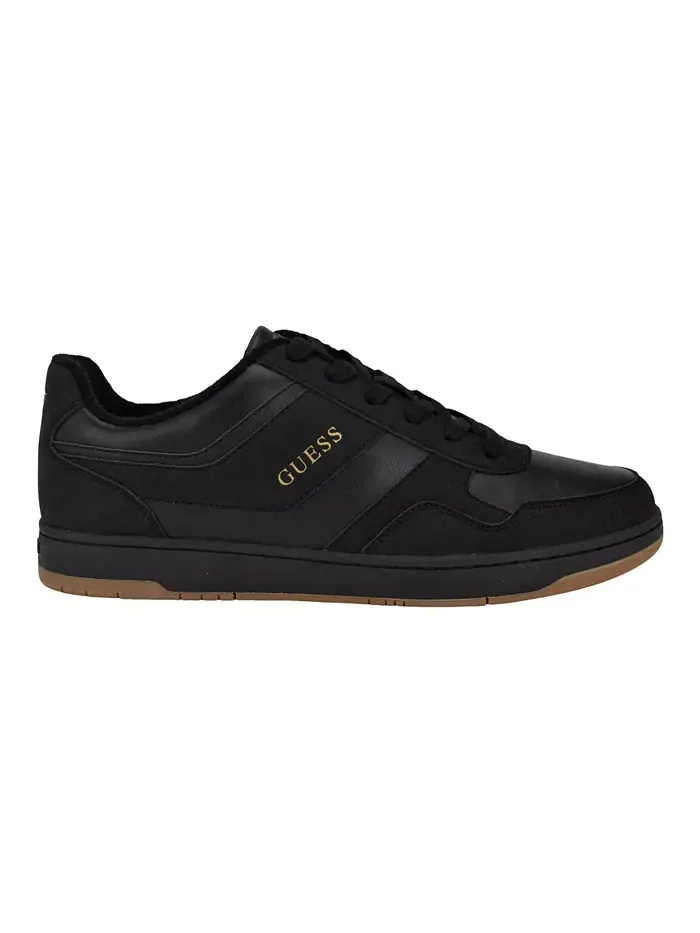 Мужские модные кроссовки Teylar Low Top на шнуровке GUESS — изображение 2 из 5, черный мульти