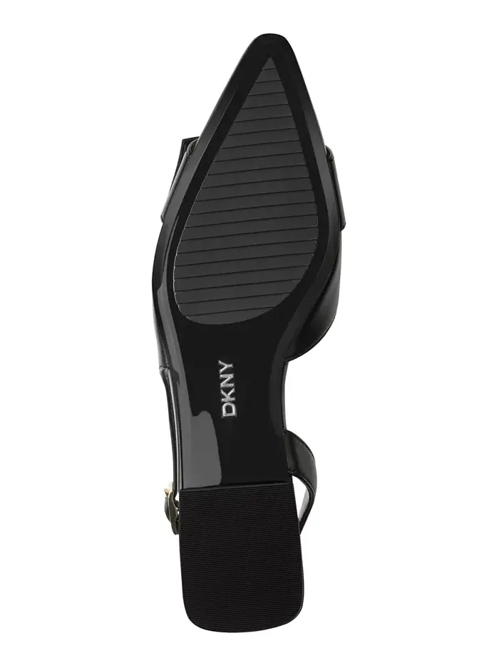 Женские балетки Clemma Buckle Slingback DKNY — изображение 5 из 5, черный
