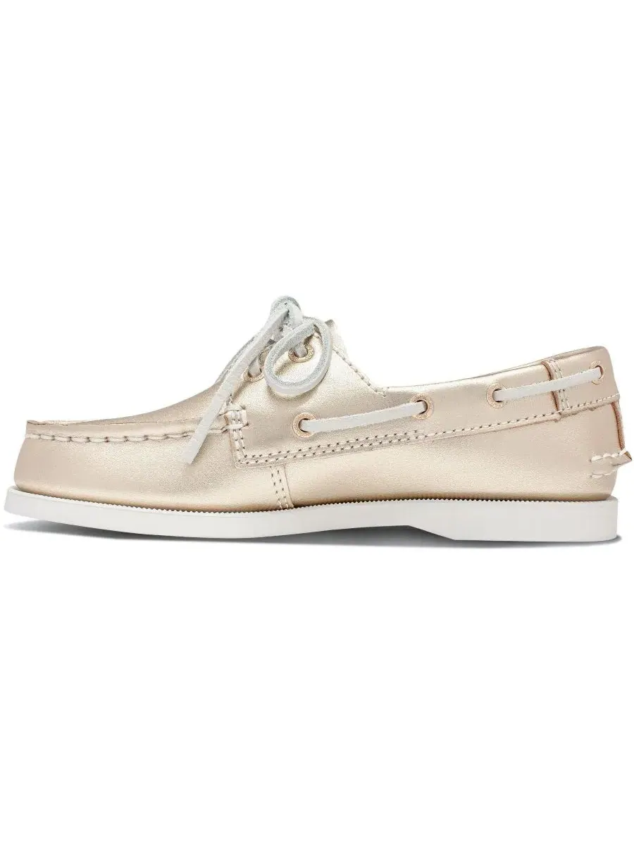 Классические ботинки Sperry Authentic Original Boat Shoe — изображение 2 из 5, металлик золотистый