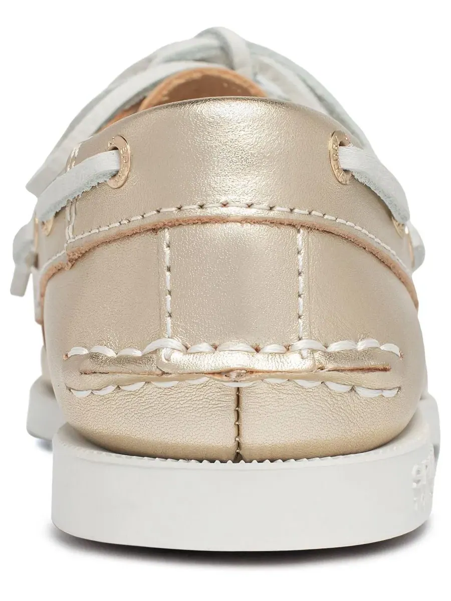 Классические ботинки Sperry Authentic Original Boat Shoe — изображение 5 из 5, металлик золотистый