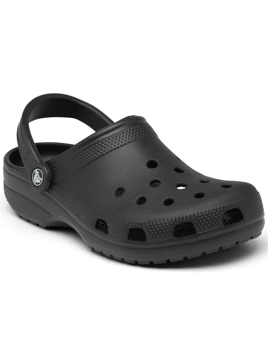 Клоги классические Big Kids Classic Clogs Crocs — изображение 1 из 6, черный