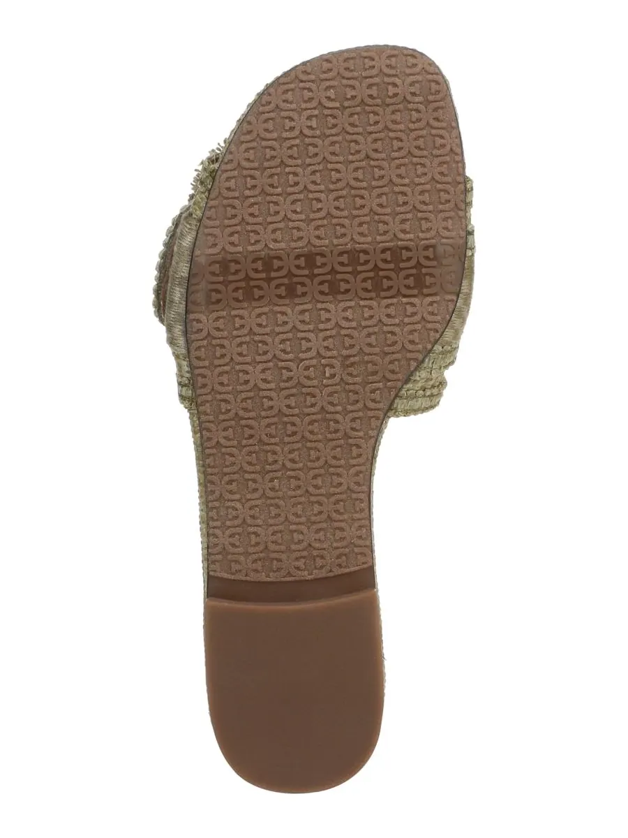 Женские сандалии-шлепанцы Bambi Playa Sam Edelman, Washed Sage Faux Raffia — изображение 5 из 5