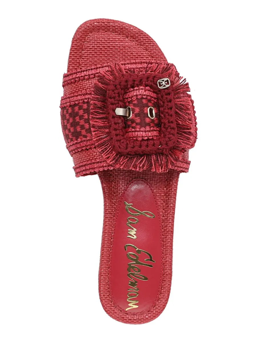 Женские сандалии-шлепанцы Bambi Playa Sam Edelman — изображение 4 из 5, красный