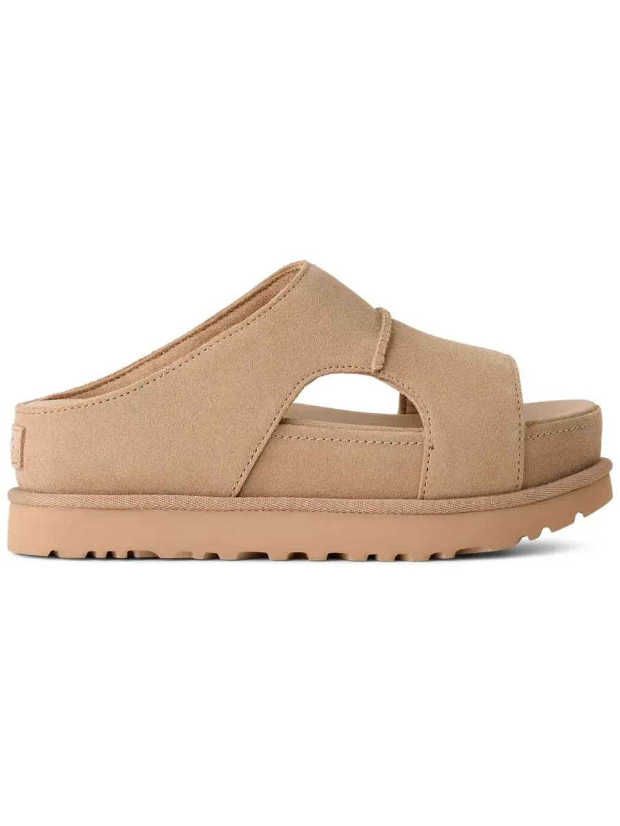 UGG Женские сандалии Goldenstar с высоким вырезом и открытым носком — изображение 2 из 8, бежевый